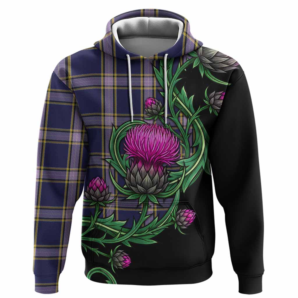 Nunavut Territory Tartan Hoodie Resilient Scottish Thistle