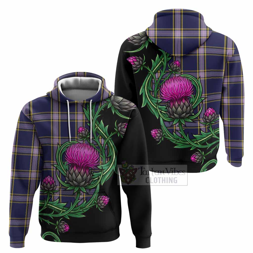 Nunavut Territory Tartan Hoodie Resilient Scottish Thistle