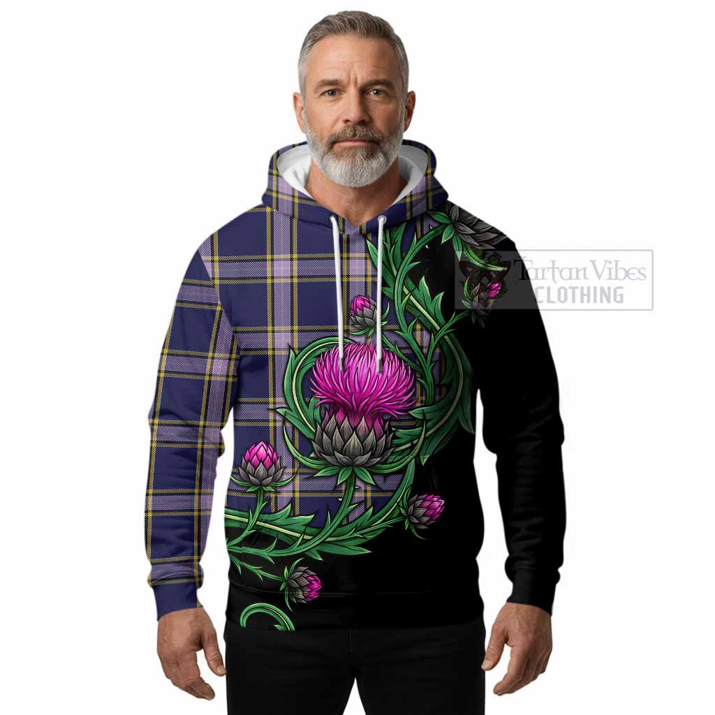 Nunavut Territory Tartan Hoodie Resilient Scottish Thistle