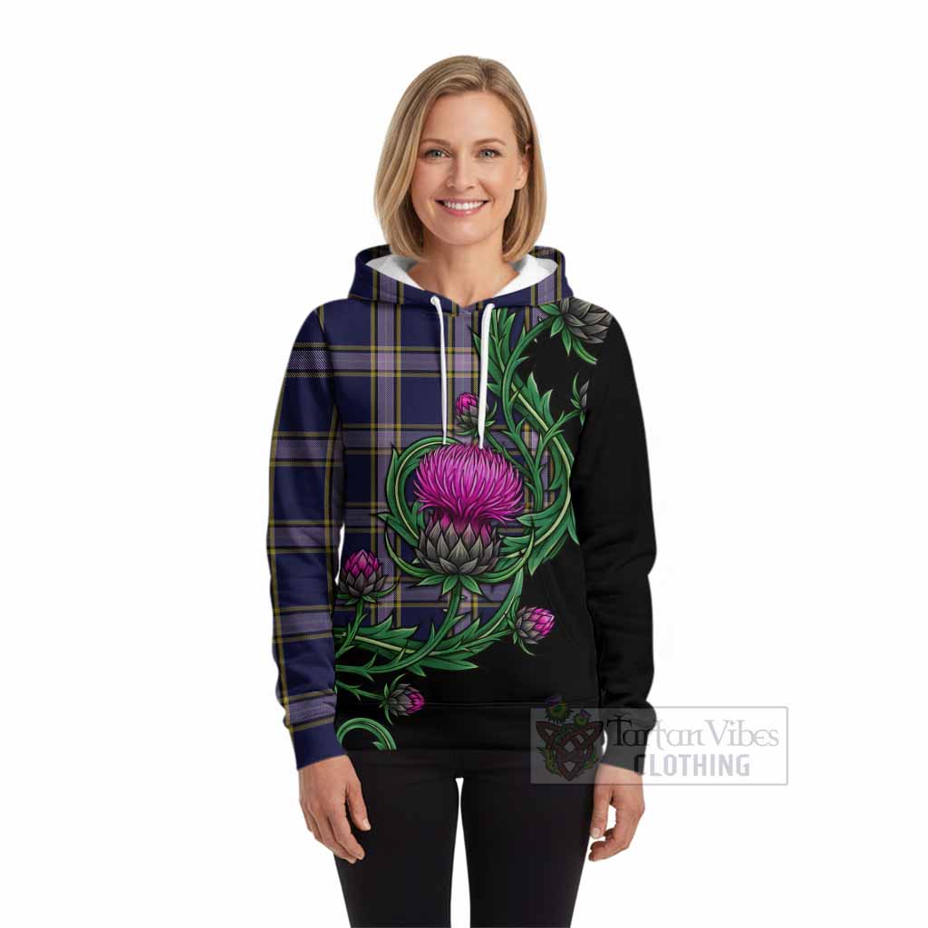 Nunavut Territory Tartan Hoodie Resilient Scottish Thistle