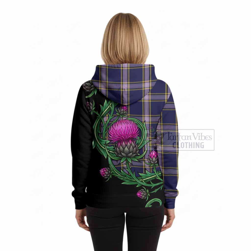 Nunavut Territory Tartan Hoodie Resilient Scottish Thistle