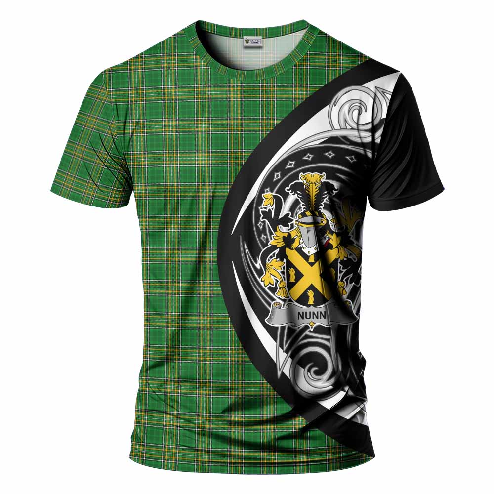Tartan Vibes Clothing Nunn Irish Clan T-Shirt Celtic Circle Style