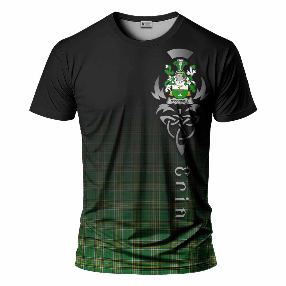 O'Connell Irish Clan T-Shirt with Coat of Arms Erin Go Bragh Celtic Inspired