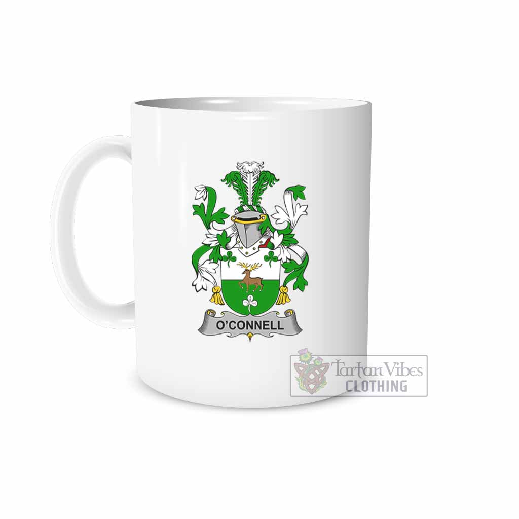Tartan Vibes Clothing O_Connell Irish Clan Coat of Arms Ceramic Mug