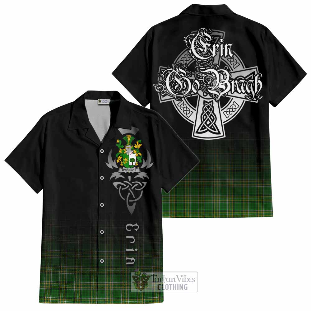 O'Connor (Sligo) Irish Clan Hawaiian Shirt with Coat of Arms Erin Go Bragh Celtic Inspired - Tartan Vibes Clothing