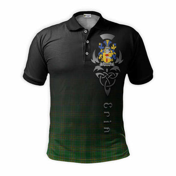 O'Donnell Irish Clan Polo Shirt with Coat of Arms Erin Go Bragh Celtic Inspired