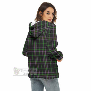 O'Boyle Tartan Women's Borg Fleece Hoodie with Half Zip - Tartan Vibes Clothing