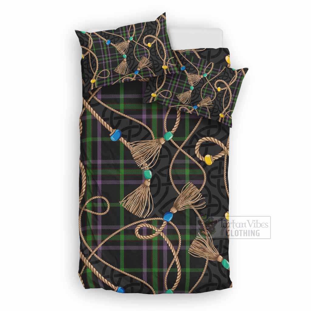 O'Boyle Scottish Tartan Twisted Ropes Stylized Bedding Set UK Bedding Set UK Double 79*79 inch - Tartan Vibes Clothing