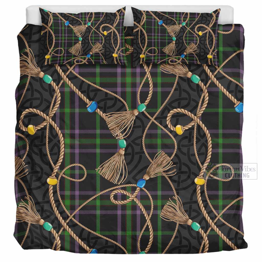 O'Boyle Scottish Tartan Twisted Ropes Stylized Bedding Set UK Bedding Set UK Super King 104*94 inch - Tartan Vibes Clothing