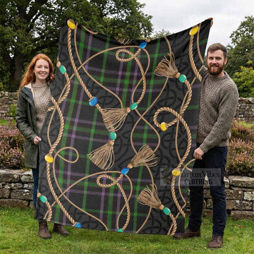 O'Boyle Scottish Tartan Twisted Ropes Stylized Blanket - Tartan Vibes Clothing