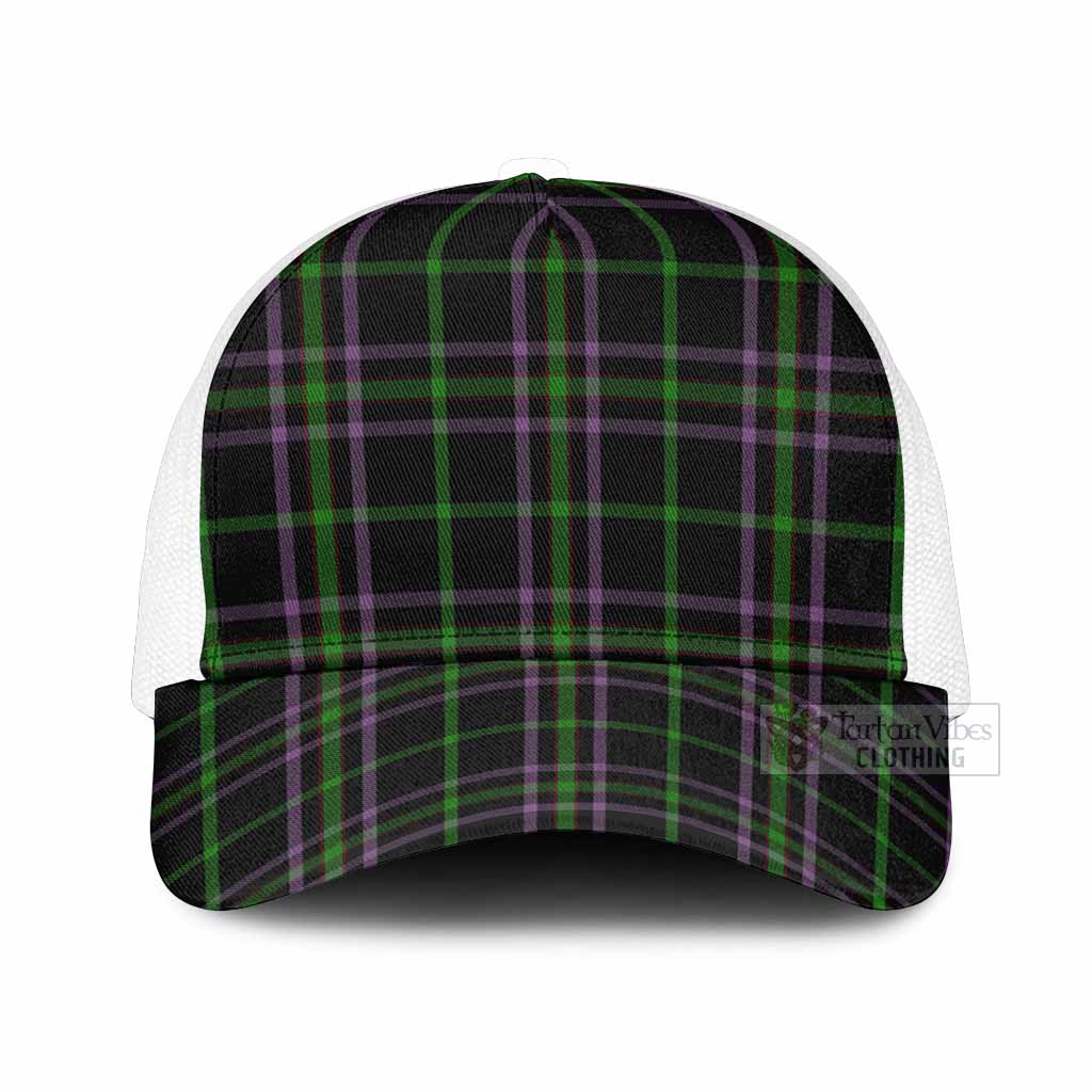 O'Boyle Tartan Mesh Trucker Cap One Size (Adjustable) White - Tartan Vibes Clothing