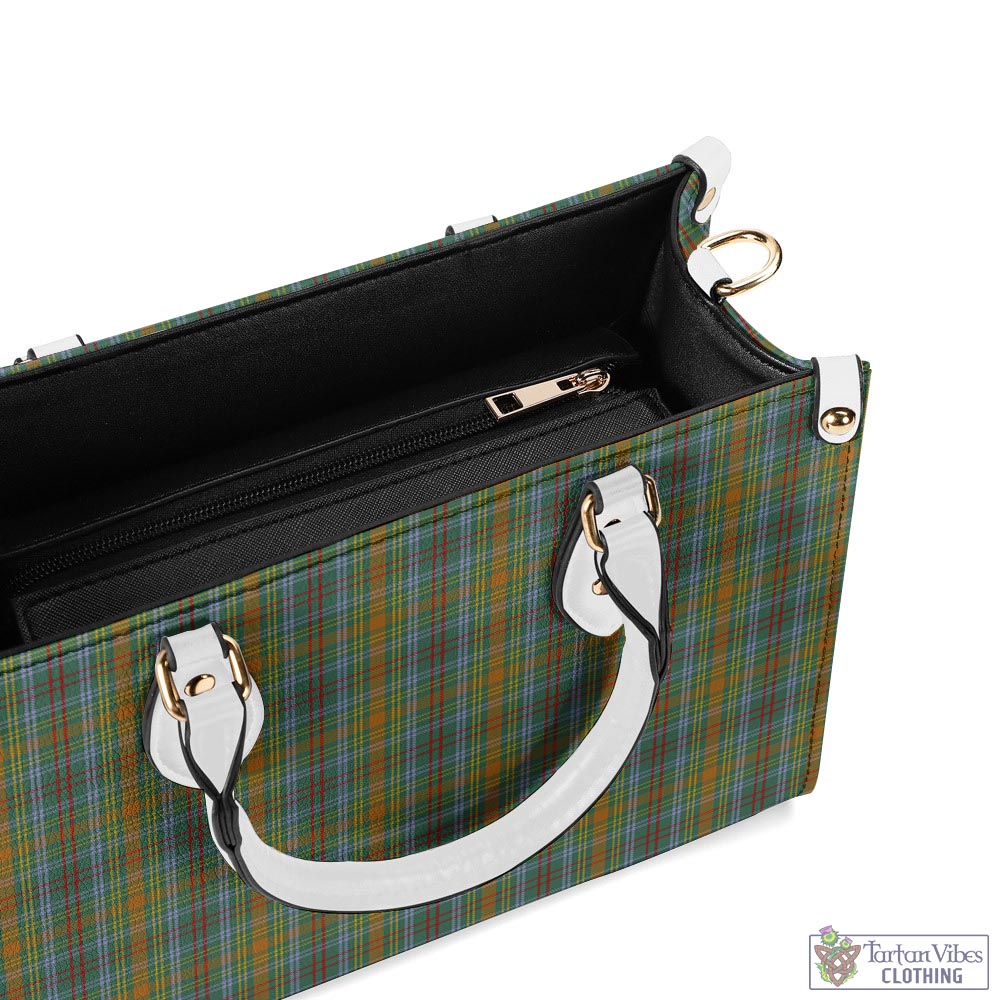 Tartan Vibes Clothing O'Brien Tartan Luxury Leather Handbags