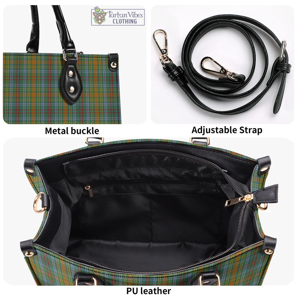 Tartan Vibes Clothing O'Brien Tartan Luxury Leather Handbags