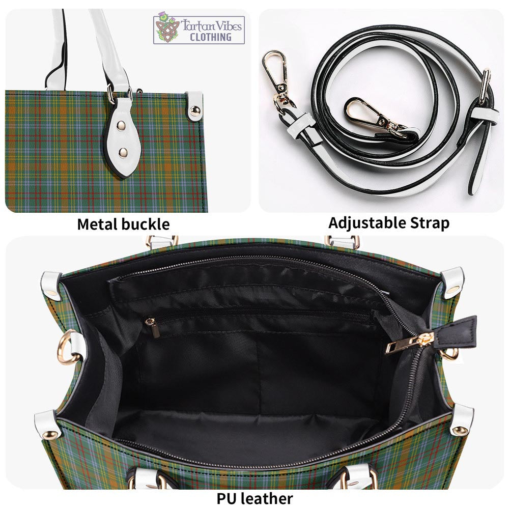 Tartan Vibes Clothing O'Brien Tartan Luxury Leather Handbags