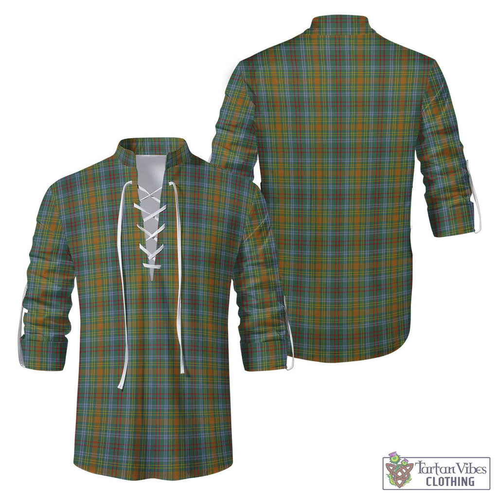 O'Brien Tartan Men's Scottish Traditional Jacobite Ghillie Kilt Shirt Men - Tartan Vibes Clothing