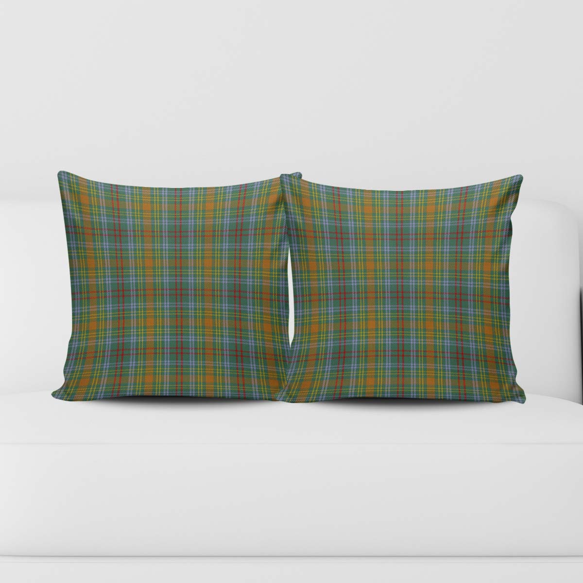 O'Brien Tartan Pillow Cover Square Pillow Cover - Tartanvibesclothing