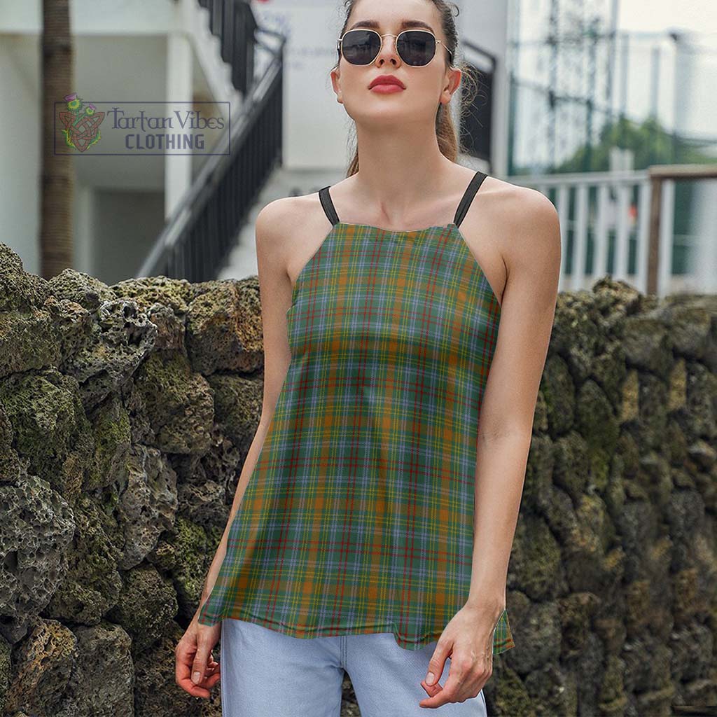 Tartan Vibes Clothing O'Brien Tartan Loose Halter Neck Camisole