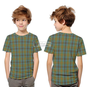 O'Brien Tartan Kid T-Shirt Youth XL Size14 - Tartan Vibes Clothing