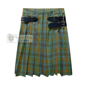 O'Brien Tartan Men's Pleated Skirt - Fashion Casual Retro Scottish Kilt Style