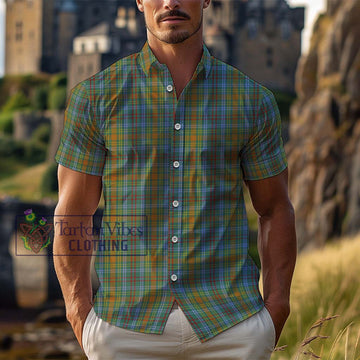 O'Brien Tartan Cotton Hawaiian Shirt Kid - Tartan Vibes Clothing