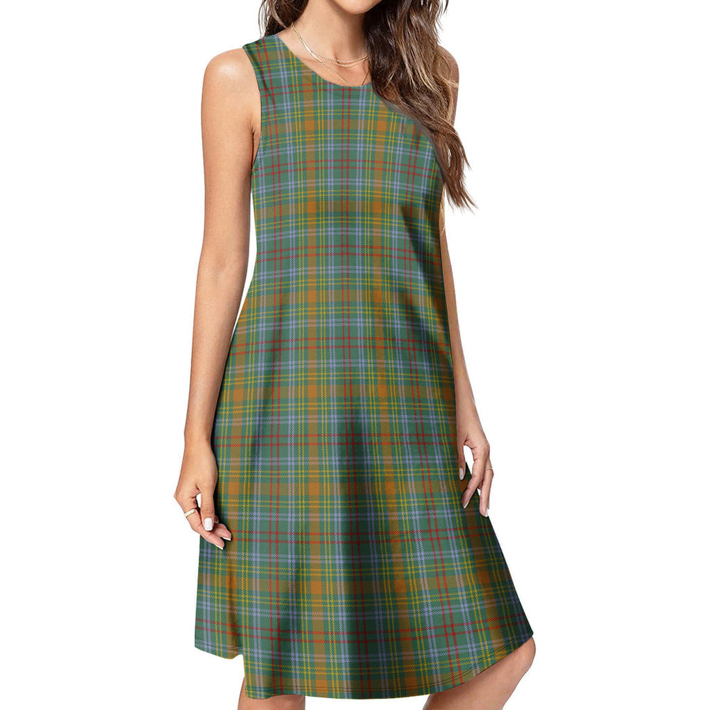 O'Brien Tartan Womens Casual Dresses - Tartanvibesclothing