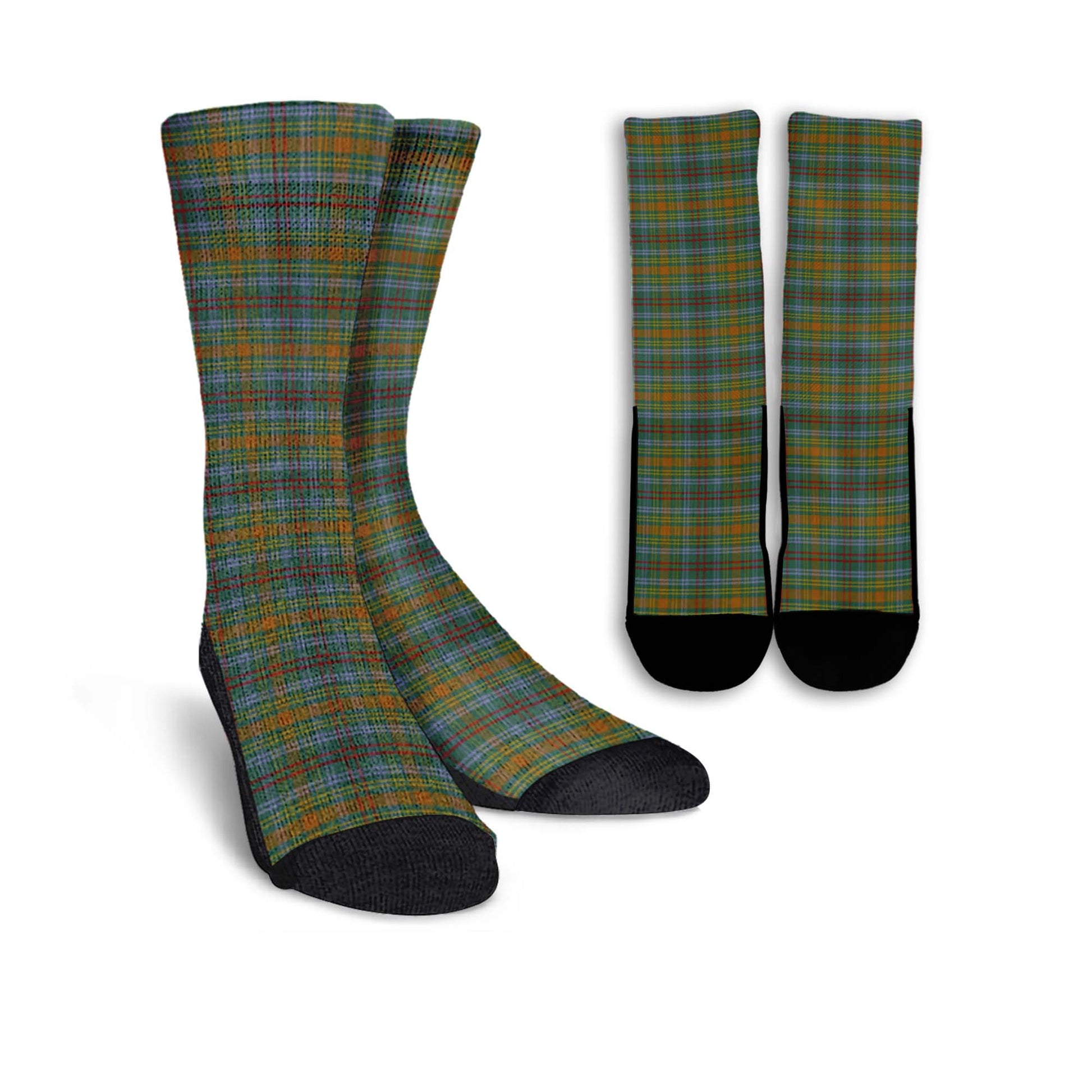 O'Brien Tartan Crew Socks - Tartanvibesclothing