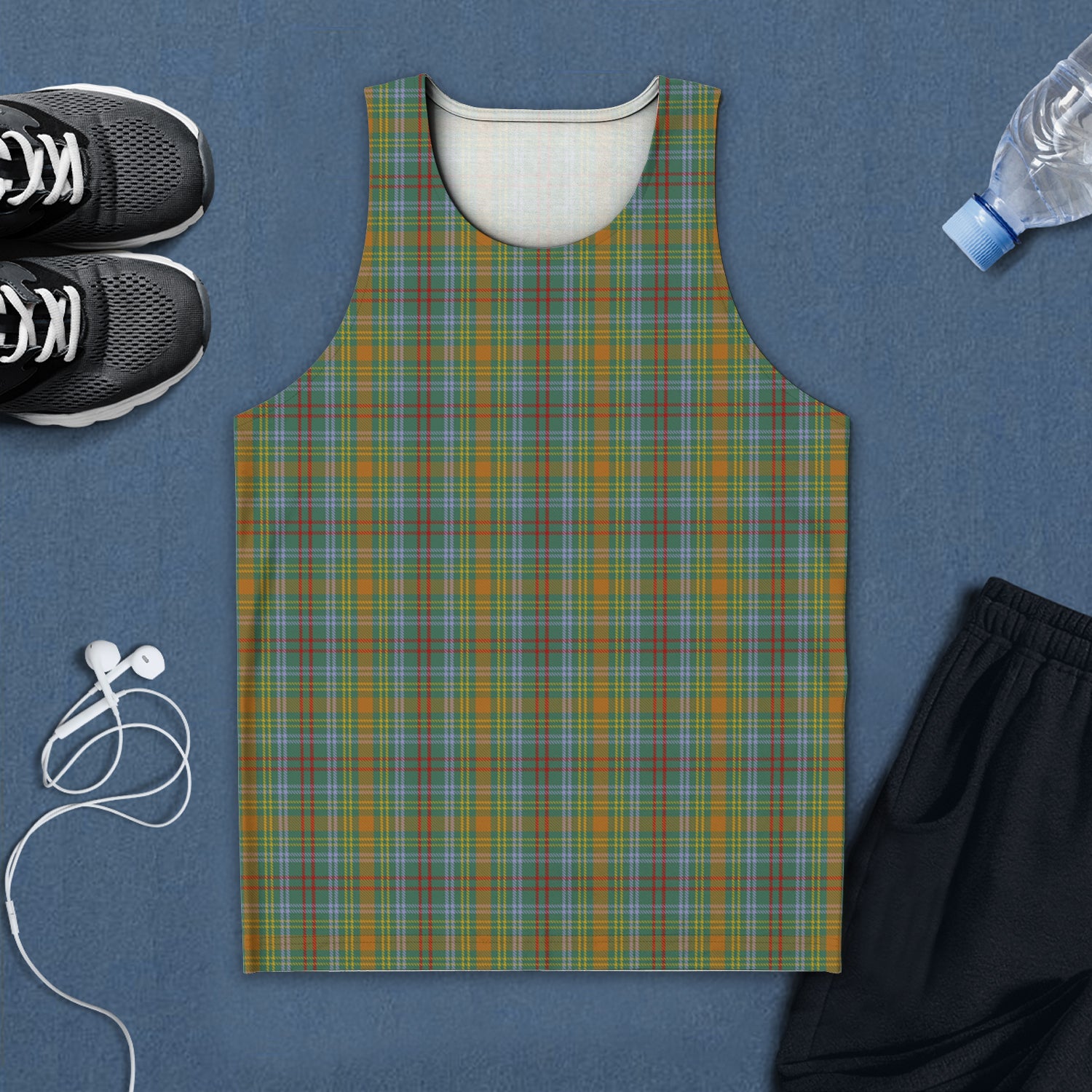 O'Brien Tartan Mens Tank Top 5XL - Tartan Vibes Clothing