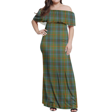 tartan off the shoulder dress Off Shoulder Plaid Mini Dress Southern Fried Glam