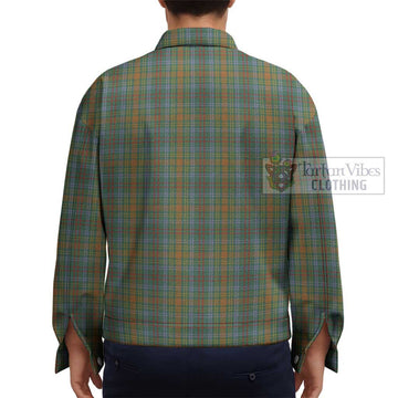 O'Brien Tartan Unisex Lapel Cotton Jacket - Tartan Vibes Clothing