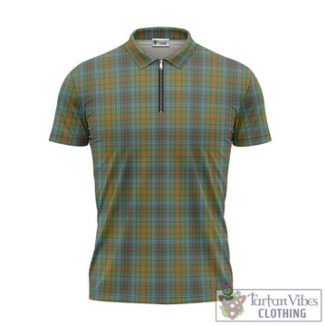 O'Brien Tartan Zipper Polo Shirt