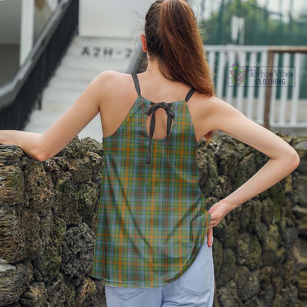 Tartan Vibes Clothing O'Brien Tartan Loose Halter Neck Camisole