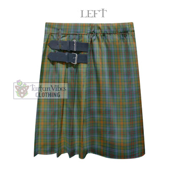 O'Brien Tartan Men's Pleated Skirt - Fashion Casual Retro Scottish Kilt Style