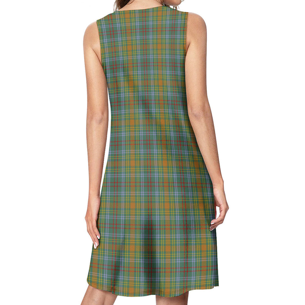 O'Brien Tartan Womens Casual Dresses - Tartanvibesclothing
