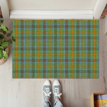 O'Brien Tartan Rubber Doormat