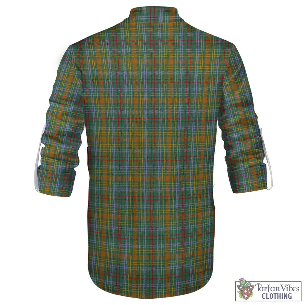 O'Brien Tartan Men's Scottish Traditional Jacobite Ghillie Kilt Shirt - Tartan Vibes Clothing