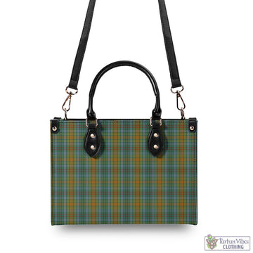 O'Brien Tartan Luxury Leather Handbags - Tartan Vibes Clothing