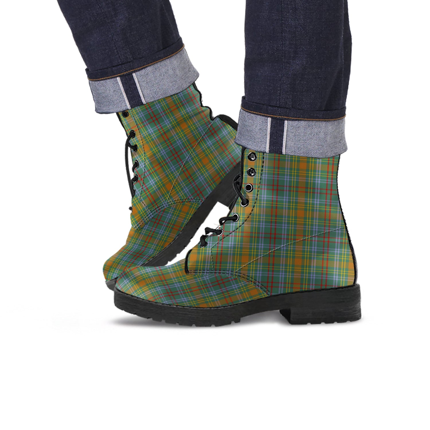 obrien-tartan-leather-boots