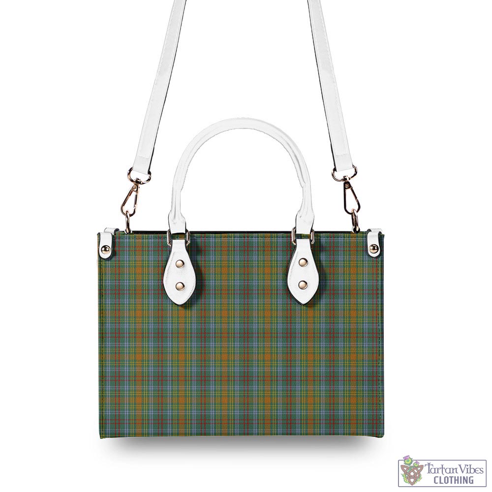 Tartan Vibes Clothing O'Brien Tartan Luxury Leather Handbags