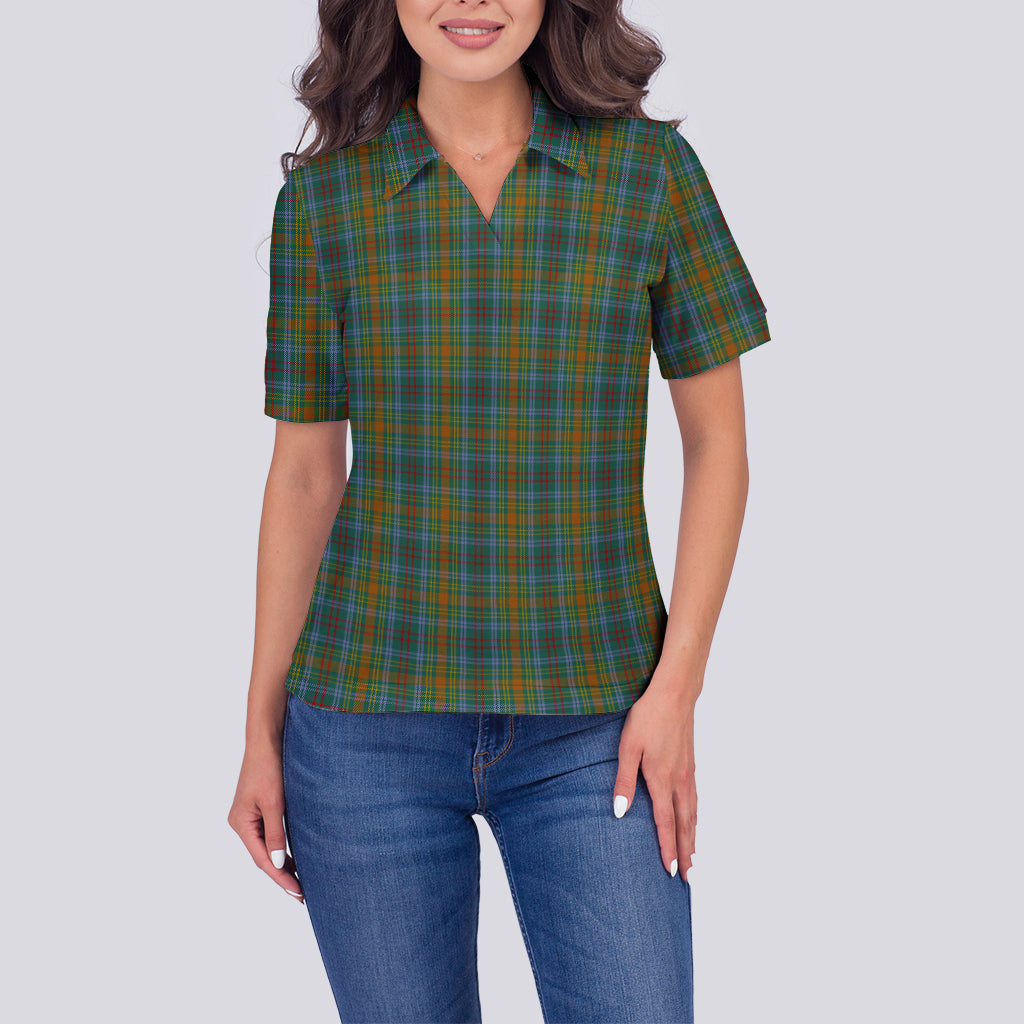 obrien-tartan-polo-shirt-for-women
