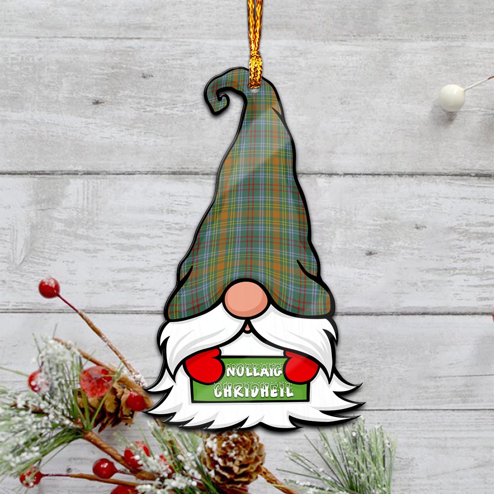 O'Brien Gnome Christmas Ornament with His Tartan Christmas Hat - Tartan Vibes Clothing
