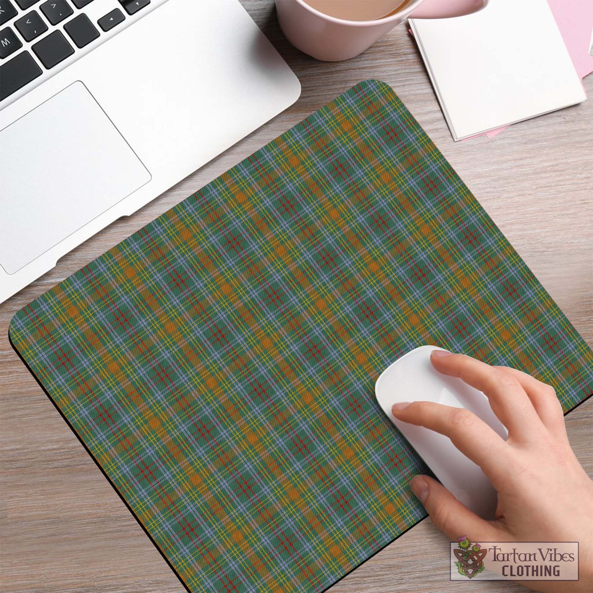 Tartan Vibes Clothing O'Brien Tartan Mouse Pad
