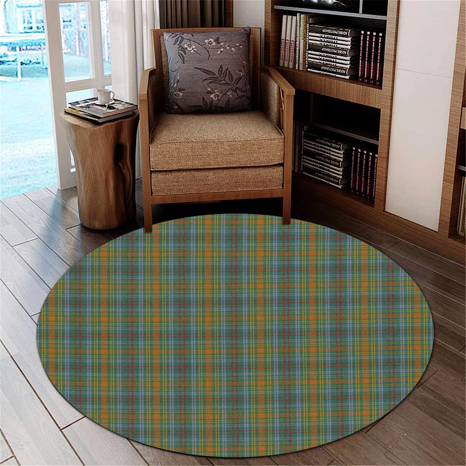 O'Brien Tartan Round Rug - Tartan Vibes Clothing