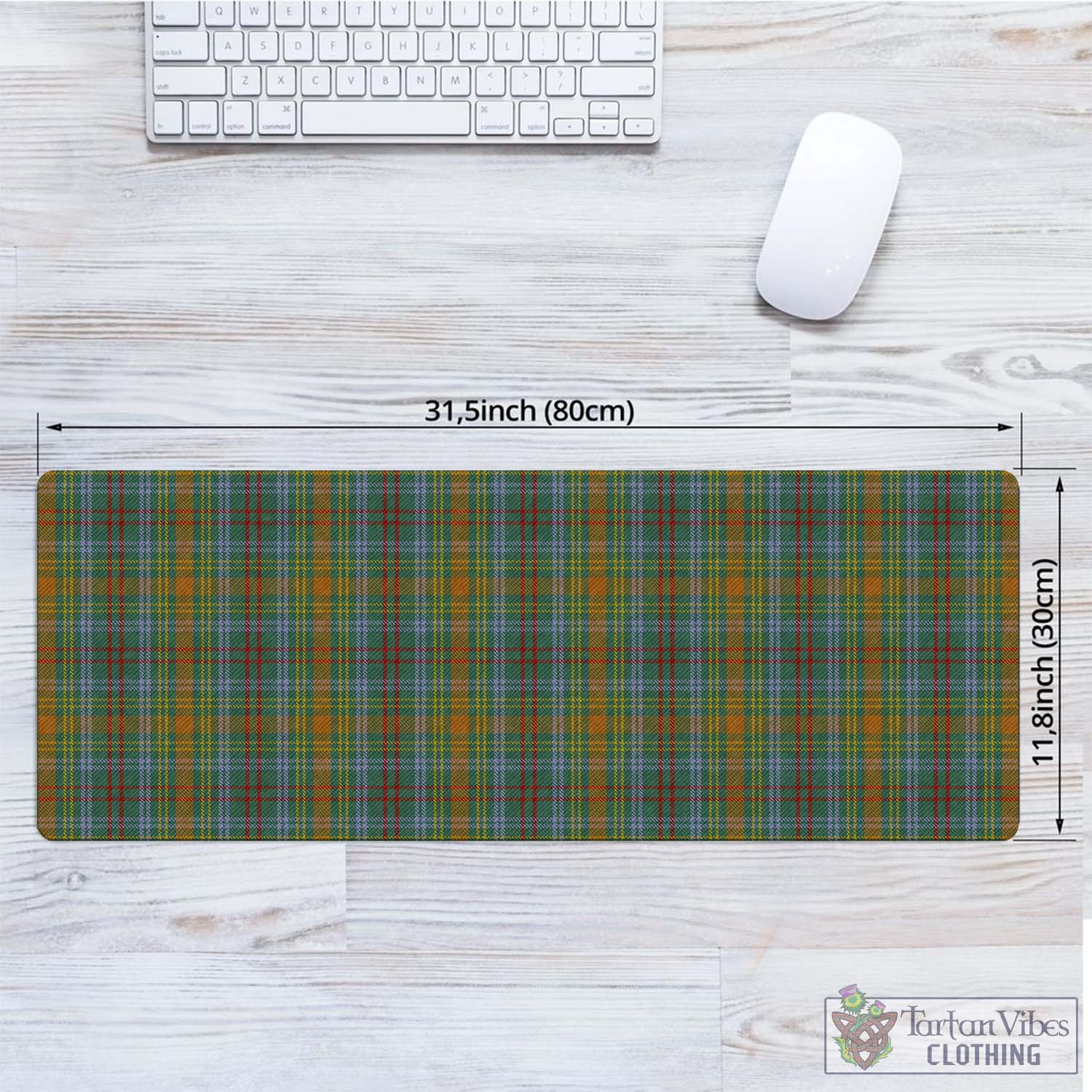 Tartan Vibes Clothing O'Brien Tartan Mouse Pad