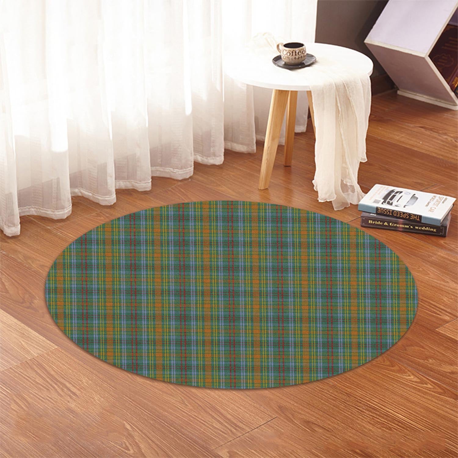 O'Brien Tartan Round Rug - Tartan Vibes Clothing