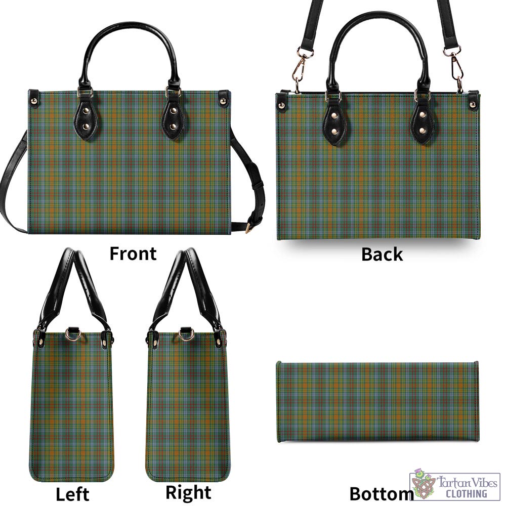 Tartan Vibes Clothing O'Brien Tartan Luxury Leather Handbags