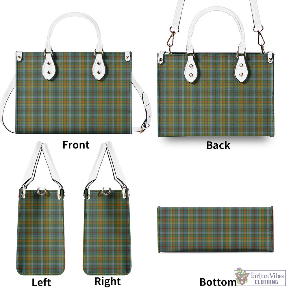 Tartan Vibes Clothing O'Brien Tartan Luxury Leather Handbags