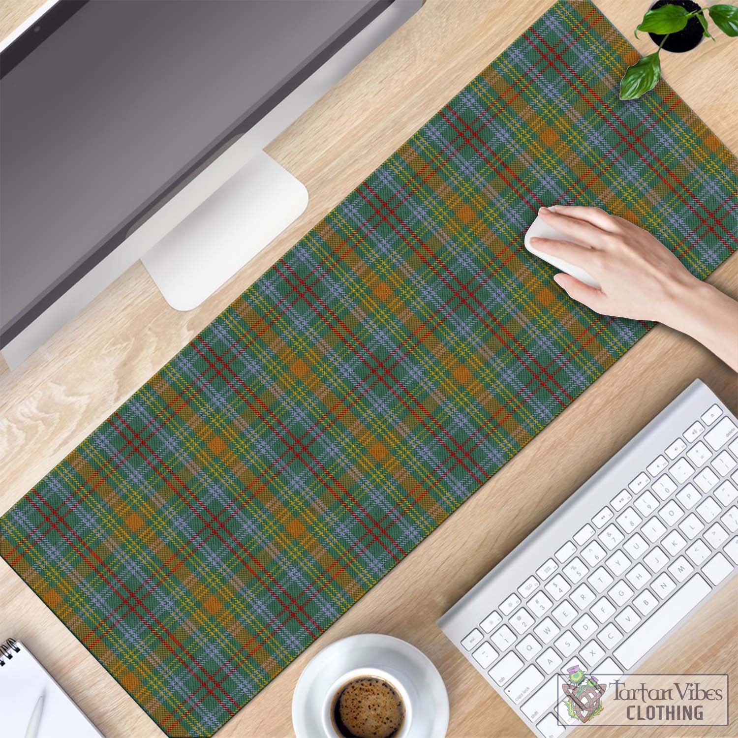Tartan Vibes Clothing O'Brien Tartan Mouse Pad