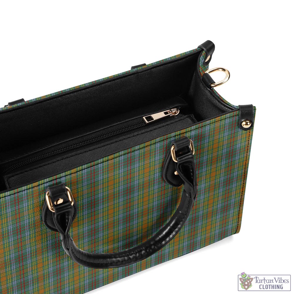 Tartan Vibes Clothing O'Brien Tartan Luxury Leather Handbags