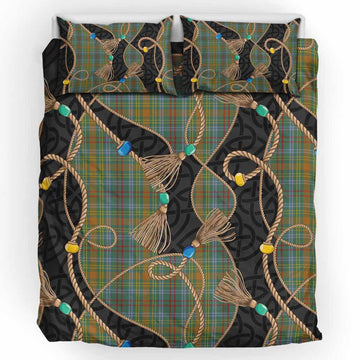 O'Brien Scottish Tartan Twisted Ropes Stylized Bedding Set UK Bedding Set UK King 91*87 inch - Tartan Vibes Clothing