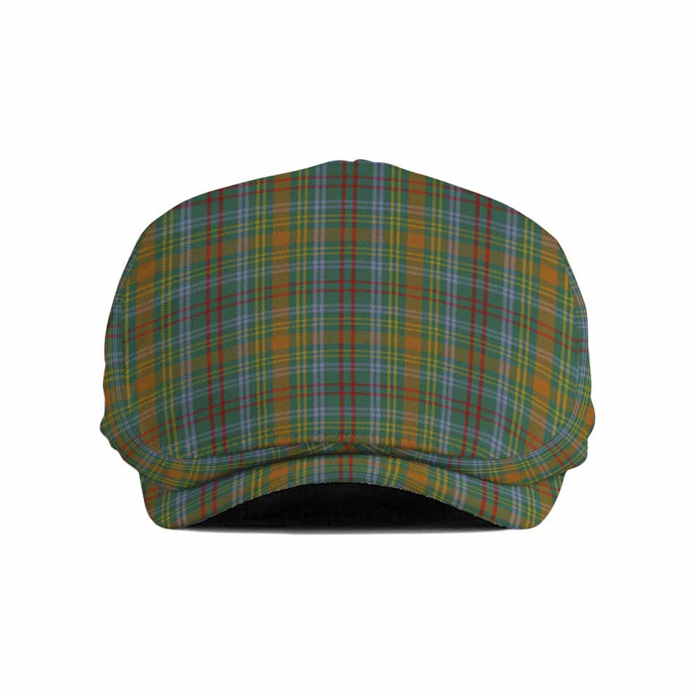 O'Brien Tartan Jeff Cap, Tartan Flat Cap